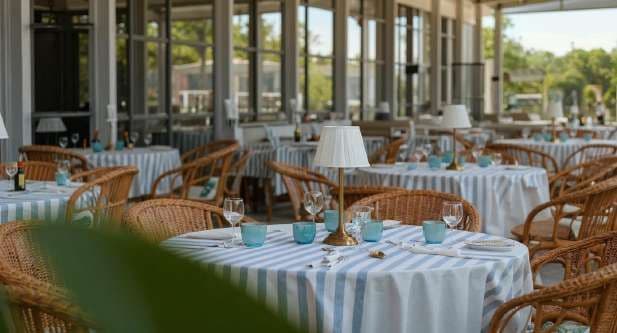 The trackside dining room